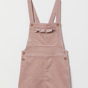 Corduroy overall dress